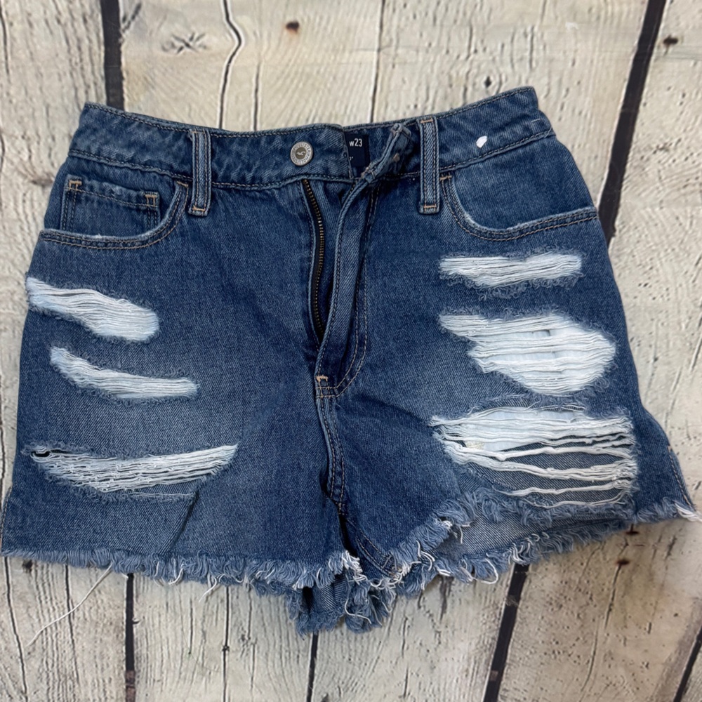 Hollister Distressed Denim Shorts